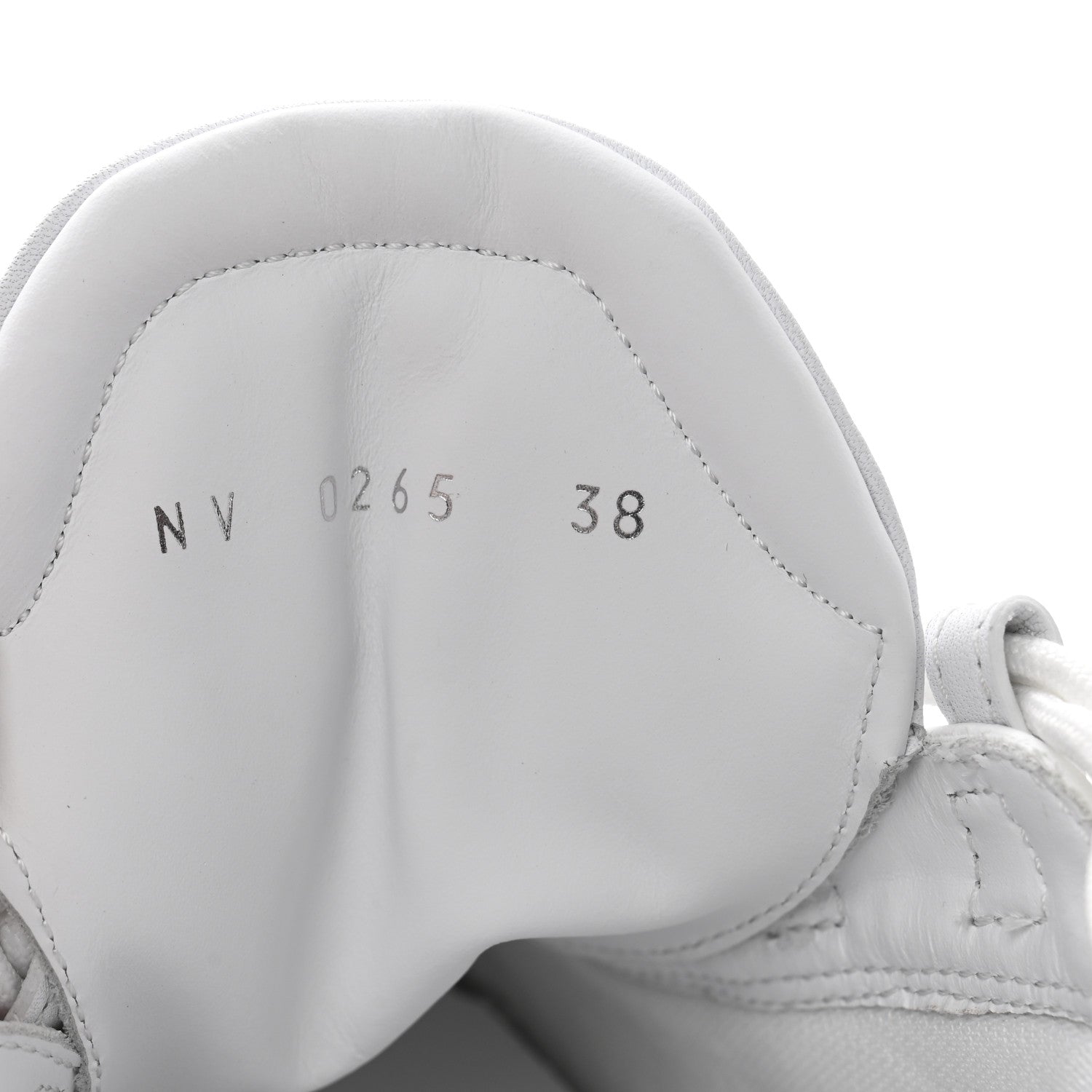 Louis Vuitton Monogram Calfskin Womens LV Sneakerina 39 White 9 of 10