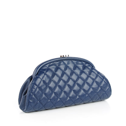 Chanel Caviar Quilted Timeless Clutch Navy 3 of 7