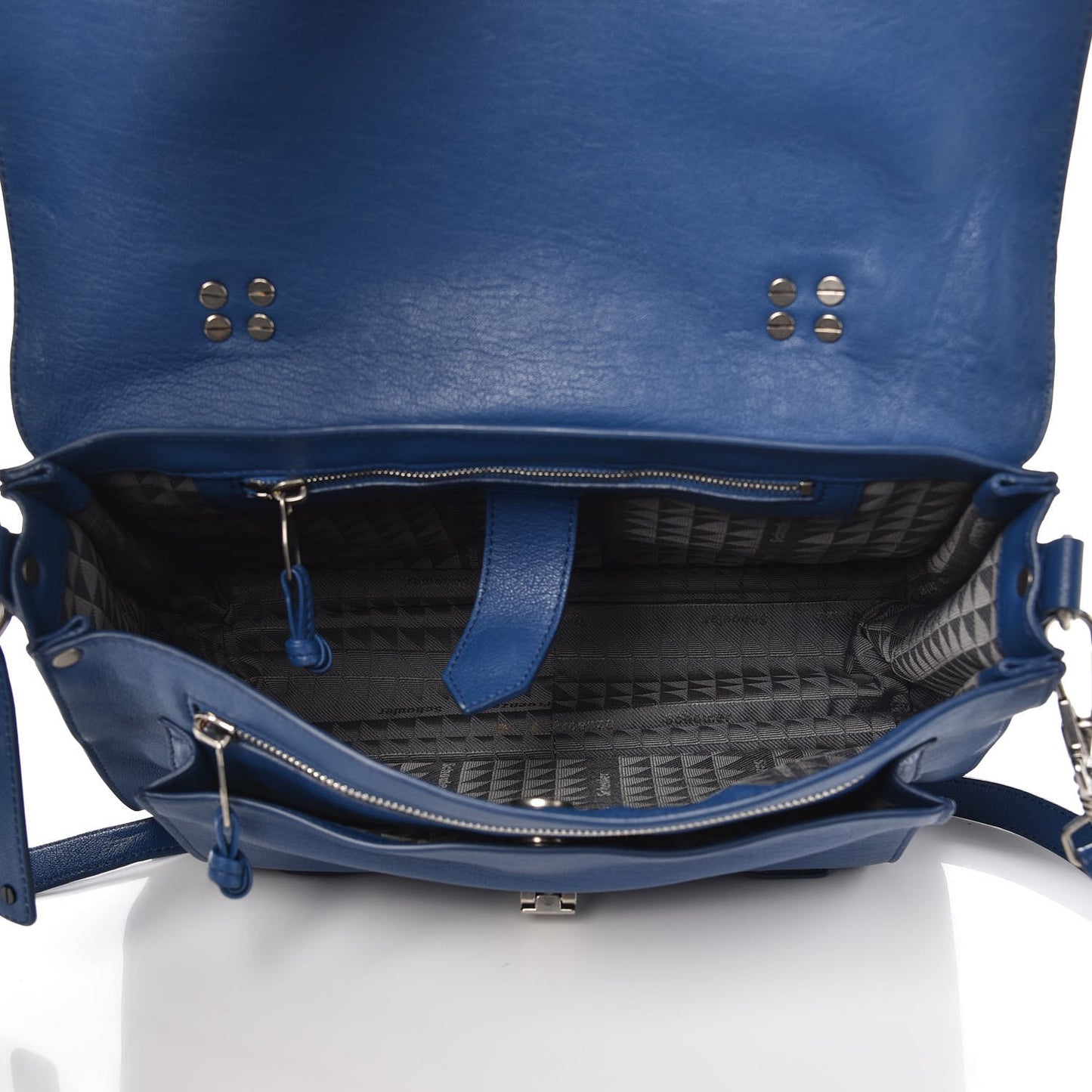 Lambskin Medium PS1 Satchel Peacock