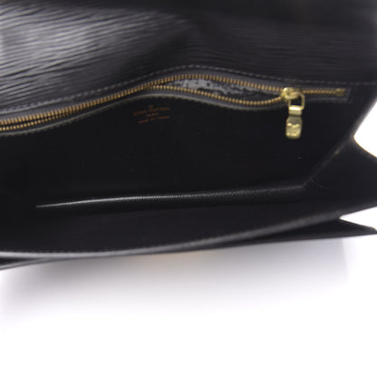 Louis Vuitton Epi Pochette Sellier Dragonne Clutch Black 5 of 11