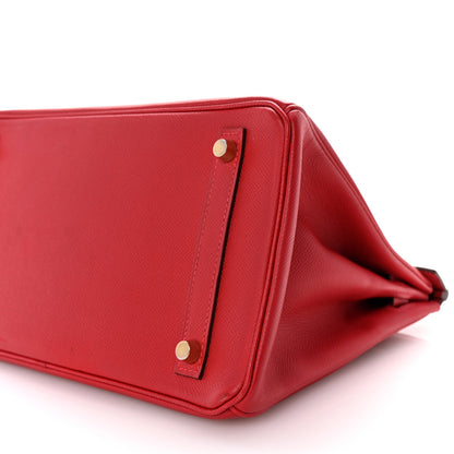 Hermes Epsom Birkin 30 Rouge Casaque 10 of 10