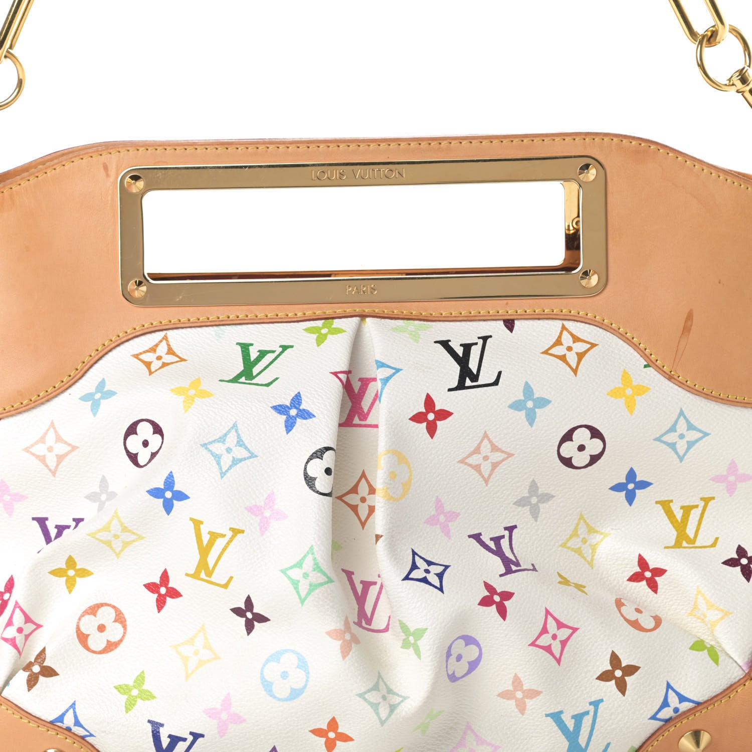 Louis Vuitton Monogram Multicolor Judy GM White 8 of 16