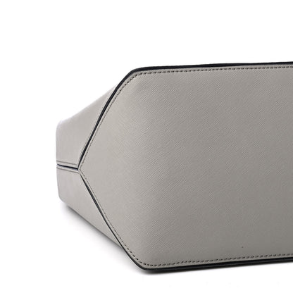 Marc Jacobs Calfskin Embossed Logo East West Shopper Tote Grey 8 of 9