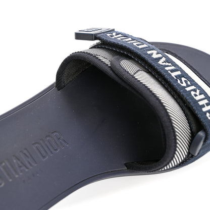 Christian Dior Technical Stretch Fabric Camouflage Dio(r)evolution Slide Sandals 41 Deep Blue 20 of 20
