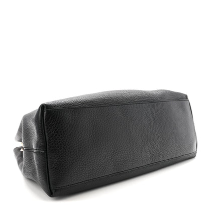 Gucci Pebbled Calfskin Medium Soho Chain Shoulder Bag Black 4 of 10