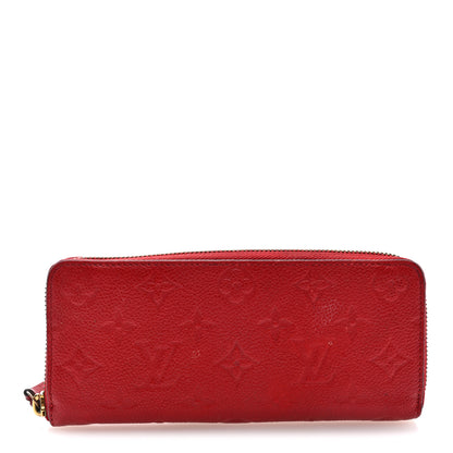 Louis Vuitton Empreinte Clemence Wallet Cherry 1 of 7