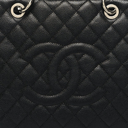 Chanel Caviar Quilted Grand Shopping Tote GST Black 9 of 11