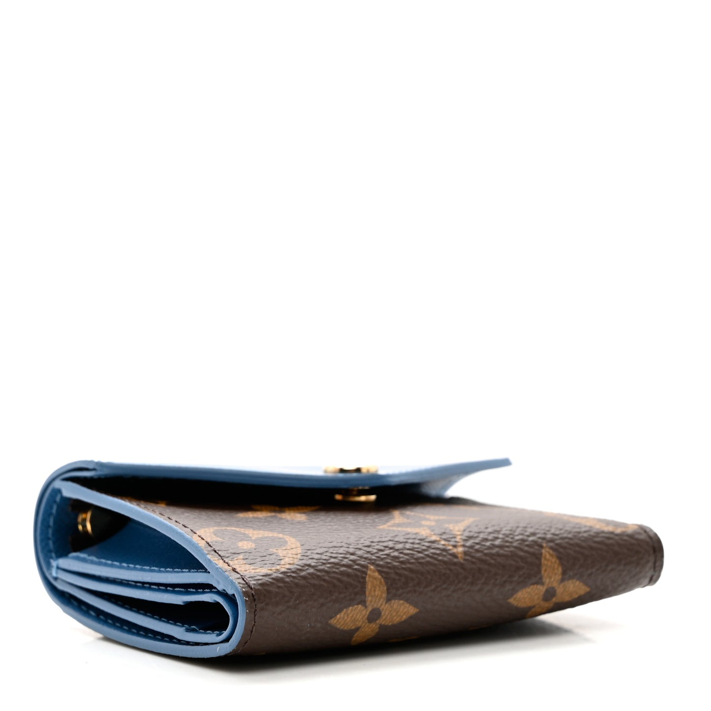 Monogram Zoe Wallet Blue Jean
