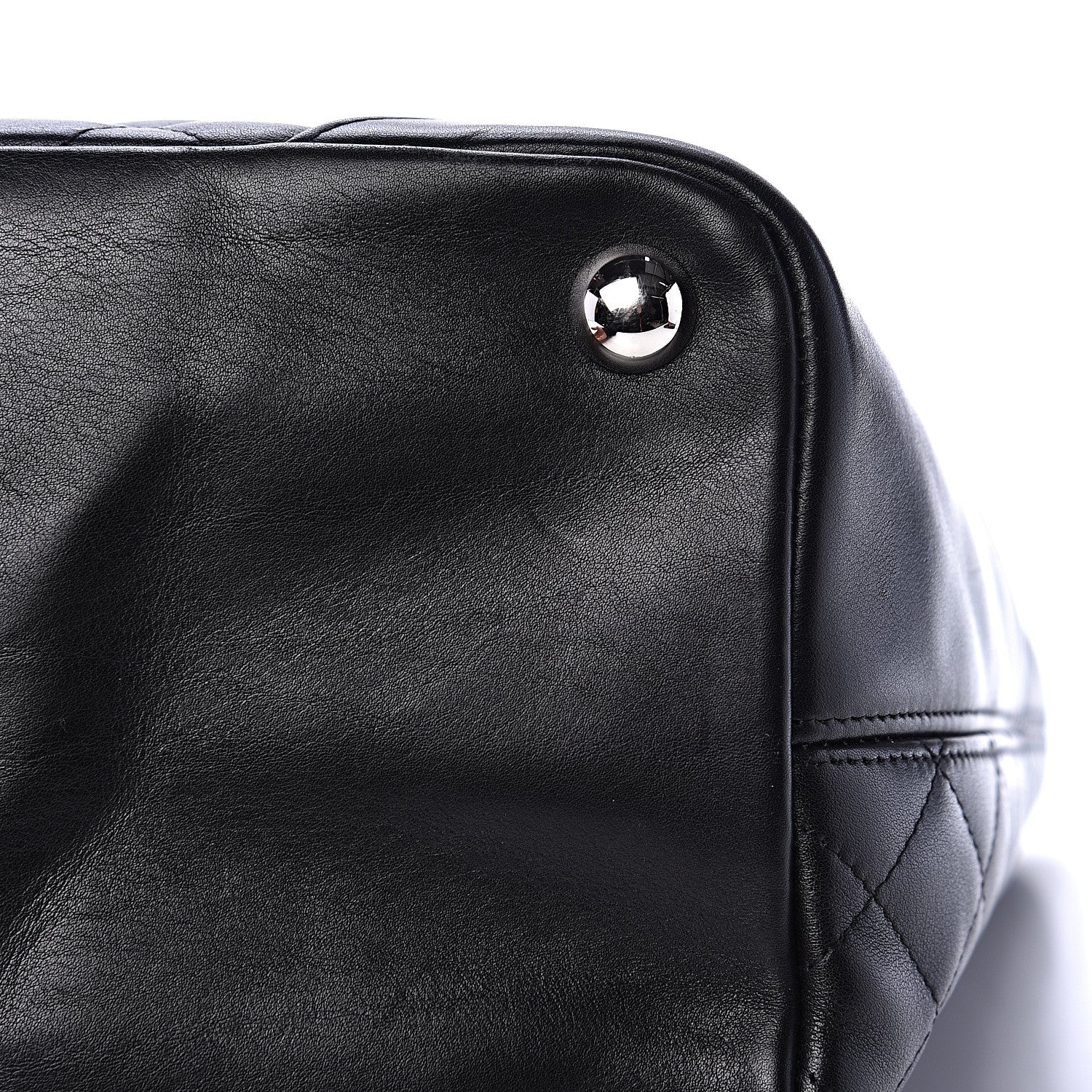 Chanel Calfskin Quilted Large Cambon Tote Black 10 of 12