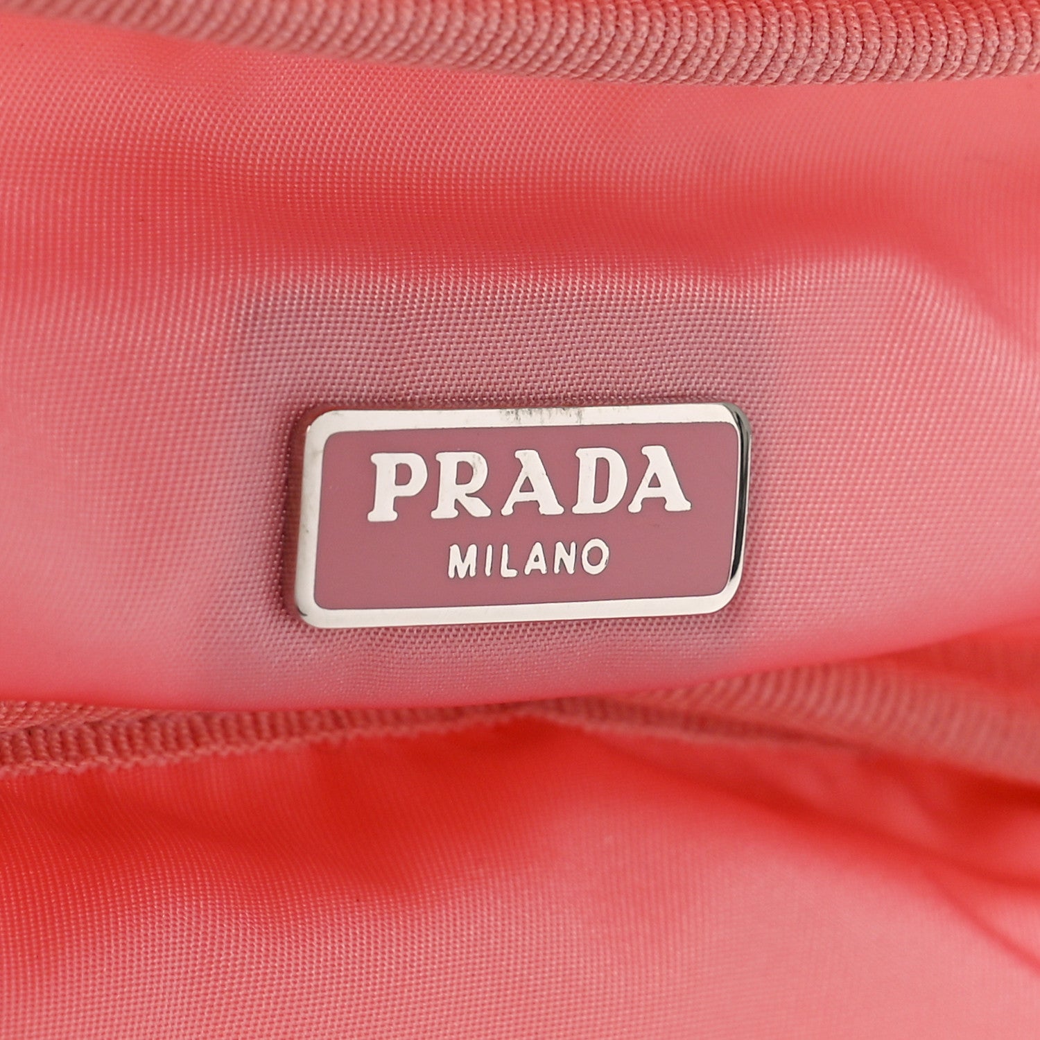 Prada Nylon Vela Cosmetic Case Pink 7 of 9
