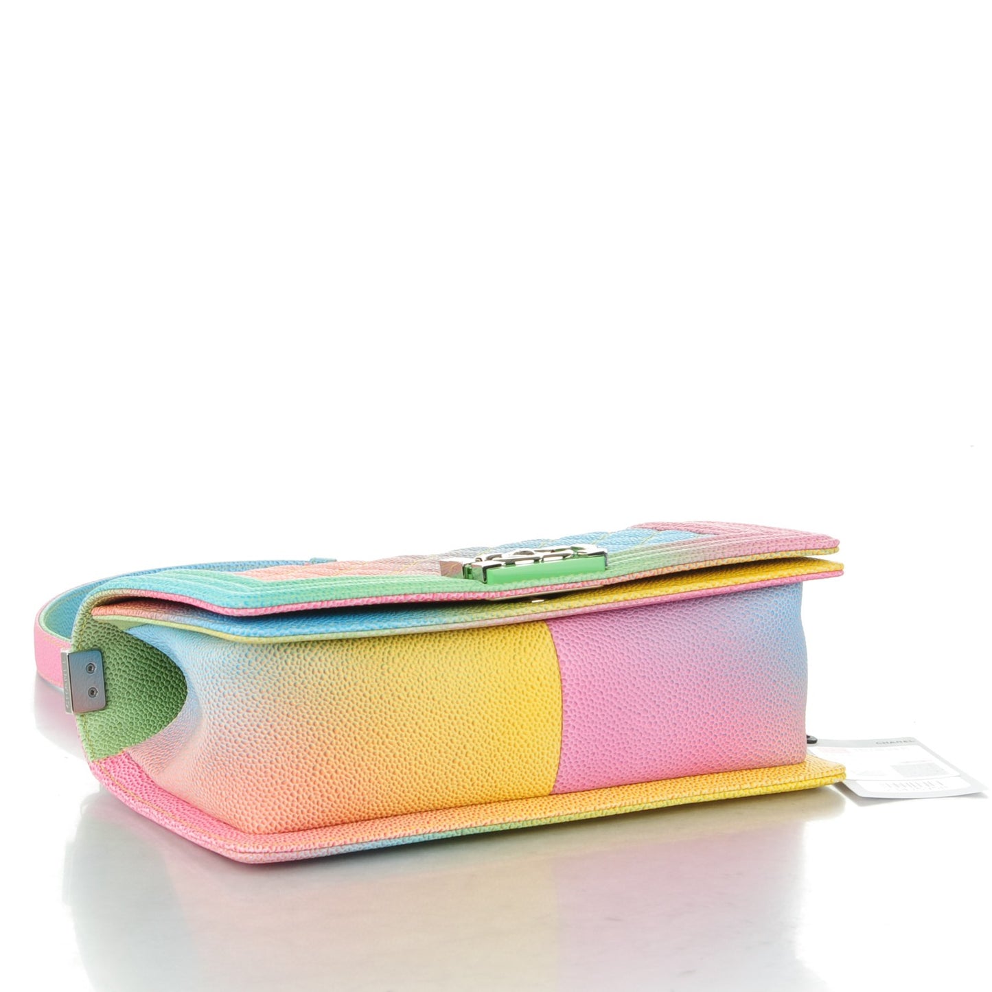 Caviar Quilted Medium Cuba Rainbow Boy Flap Multicolor