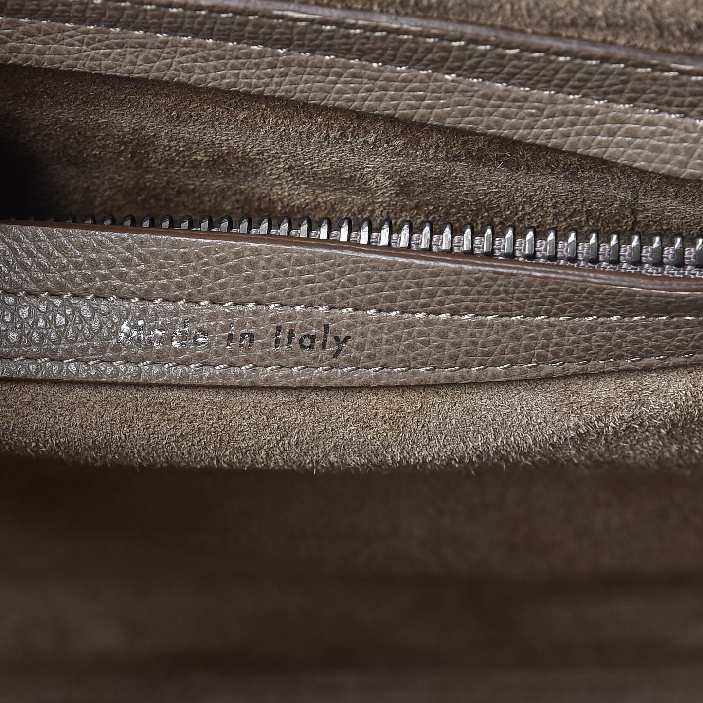 Grained Calfskin Medium Phantom Luggage Taupe