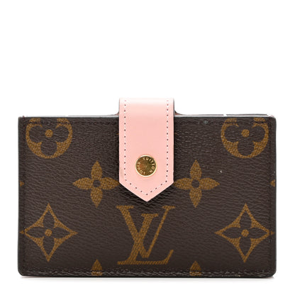 Louis Vuitton Monogram Gusset Card Holder Rose Ballerine 1 of 6