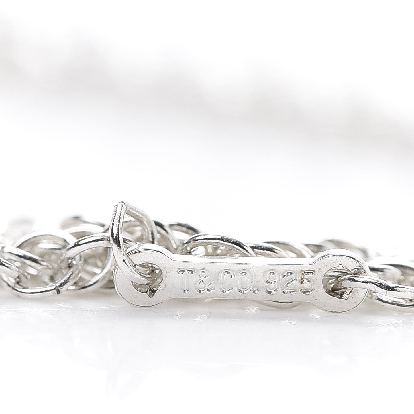 Sterling Silver Elsa Peretti Mesh Bib Necklace