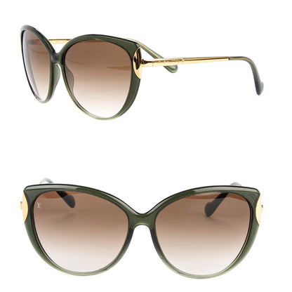 Louis Vuitton Garance Sunglasses Z0753W Green Glitter 1 of 7