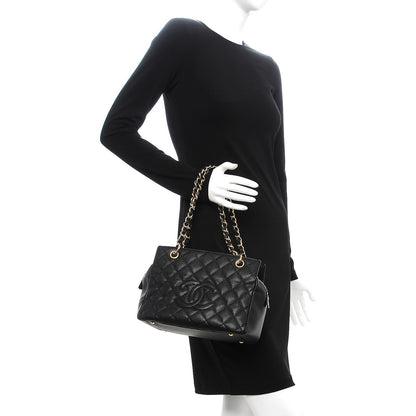Chanel Caviar Quilted Petit Timeless Tote PTT Black 2 of 8