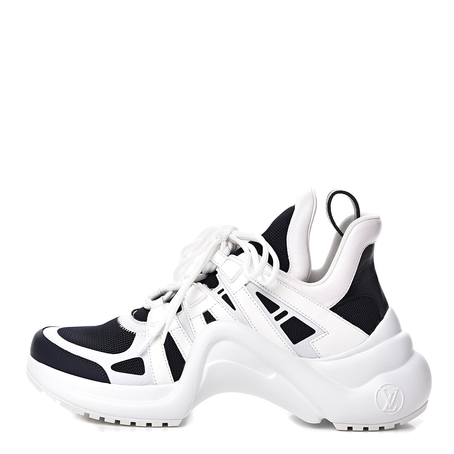 Louis Vuitton Calfskin Technical Nylon LV Archlight Sneakers 40 Marine 1 of 9