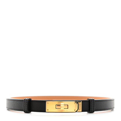 Hermes Epsom Kelly Belt Black 1 of 4