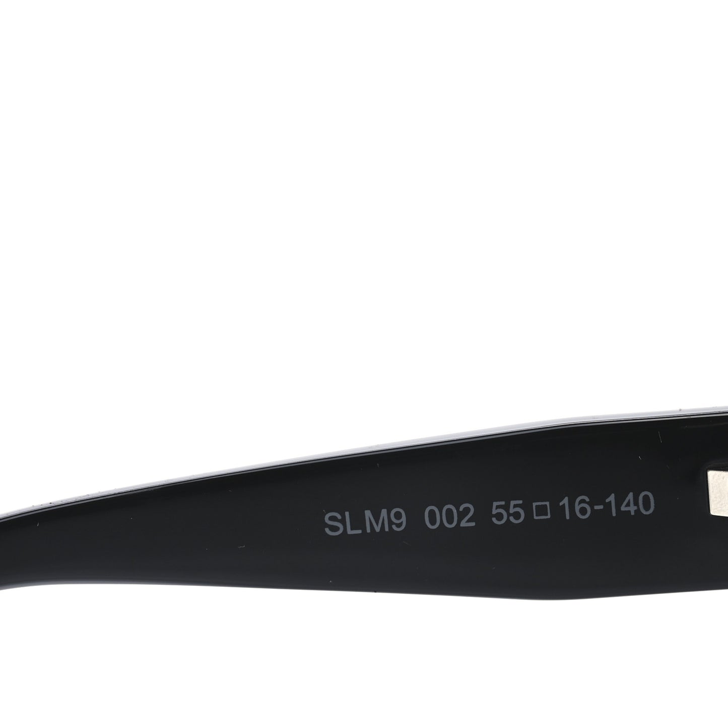 Acetate Square SLM9 002 Sunglasses Black