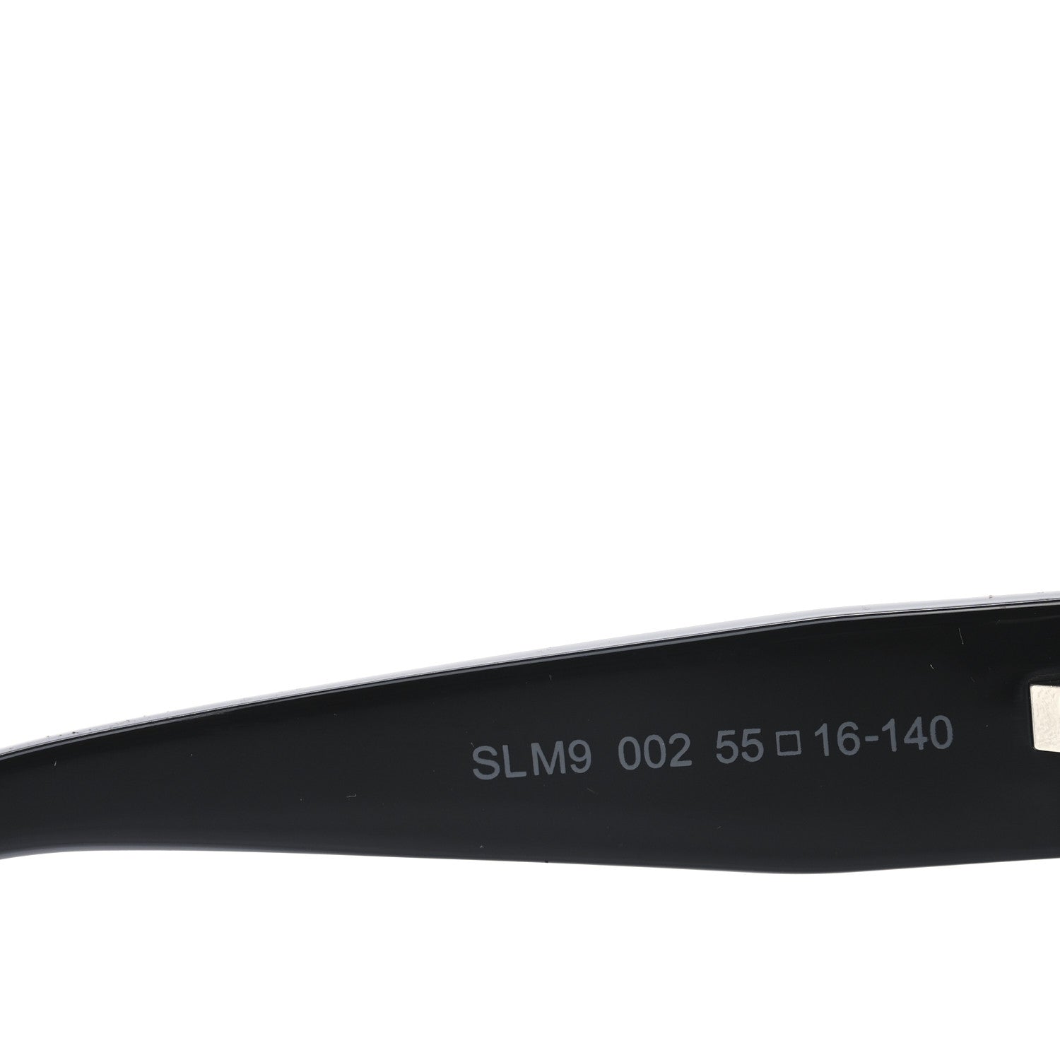 Saint Laurent Acetate Square SLM9 002 Sunglasses Black 6 of 8