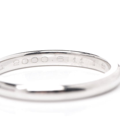 Tiffany Platinum Diamond Elsa Peretti Band Ring 60 9 6 of 7
