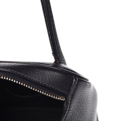 Hermes Taurillon Clemence Lindy 34 Black 8 of 12