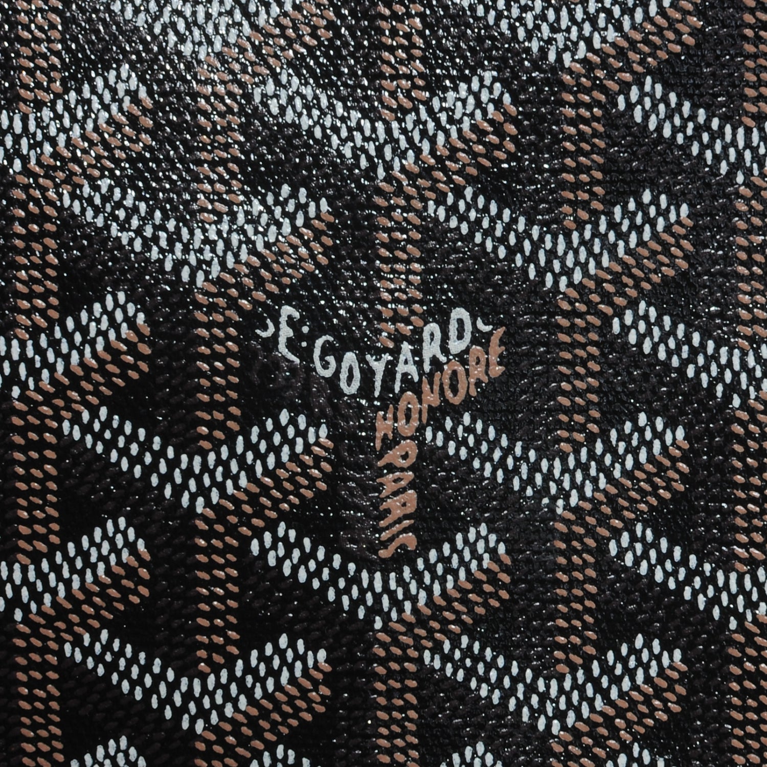 Goyard Goyardine Boeing 55 Black Gold 6 of 9