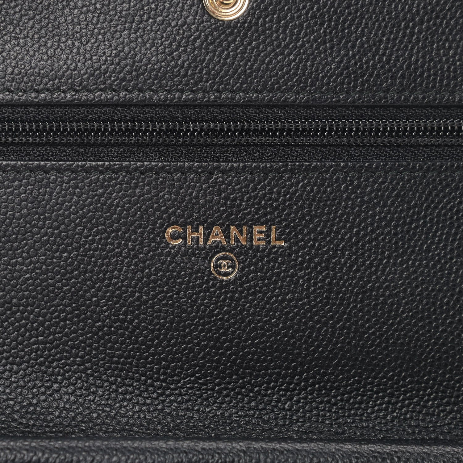 Chanel Caviar Quilted Boy Wallet On Chain WOC Black 6 of 11