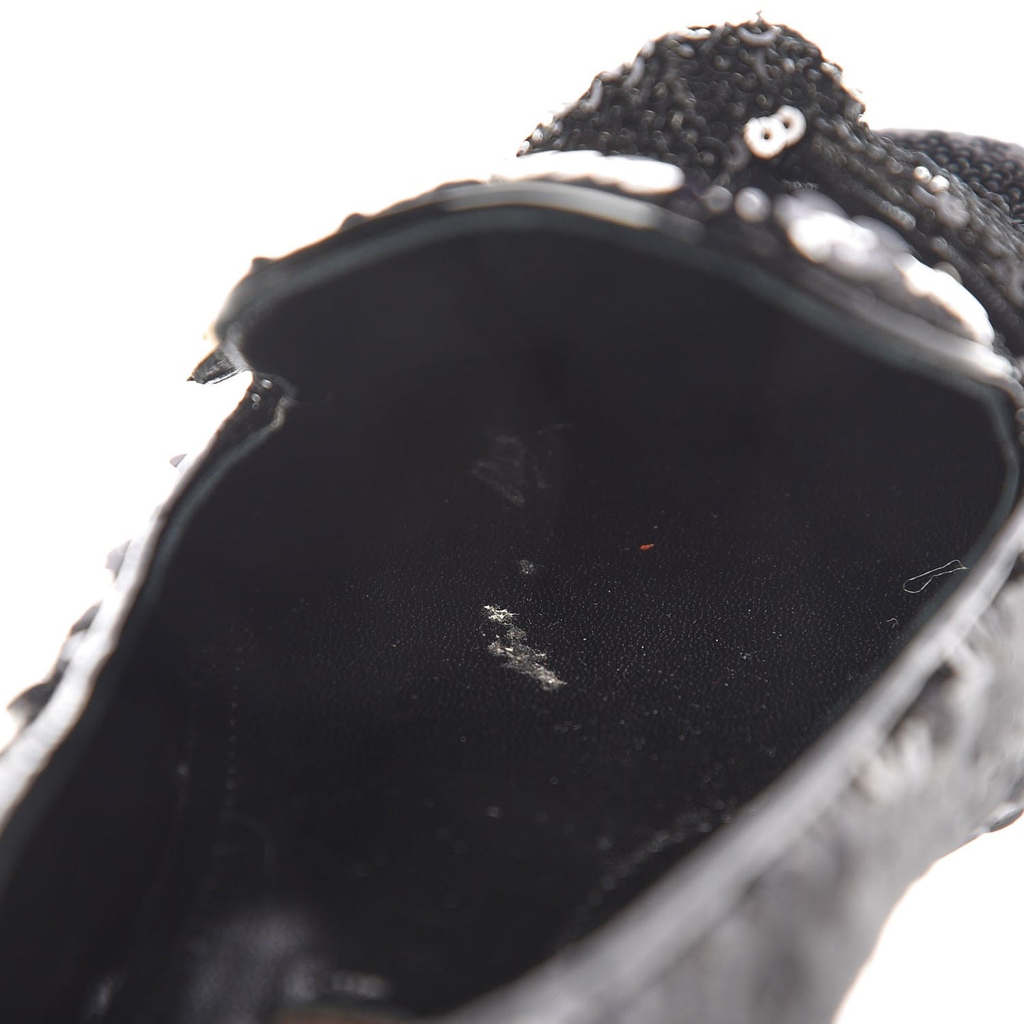 Sequin Loafers 37.5 Black