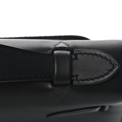 Hermes Swift Kelly Pochette Clutch Black 9 of 25