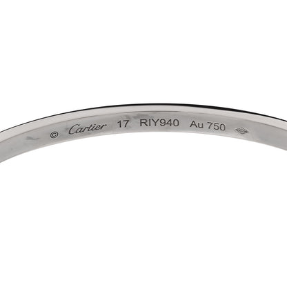 Cartier 18K White Gold Small LOVE Bracelet 17 6 of 8