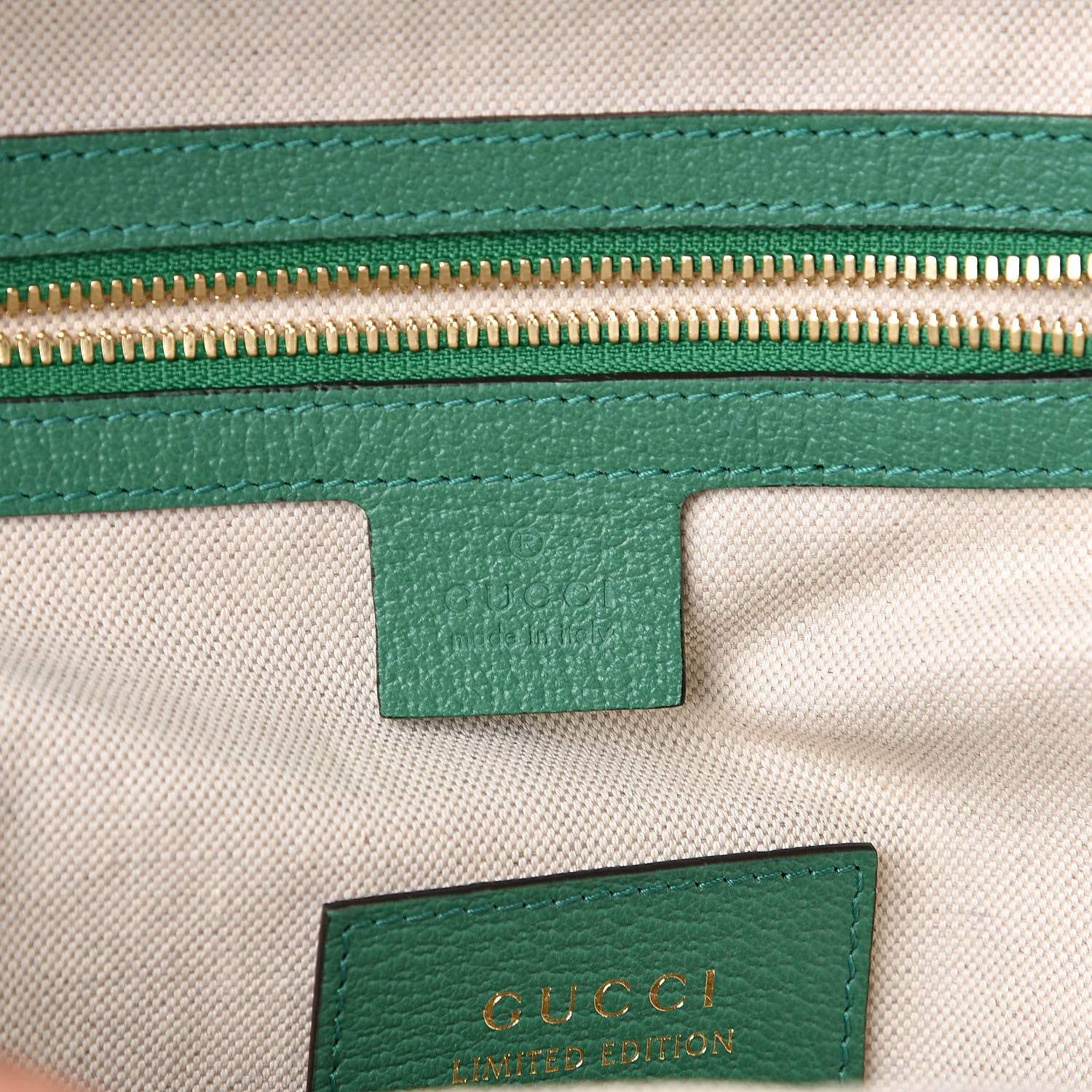 Gucci GG Supreme Monogram Flora Web Small Ophidia Day Backpack Green 7 of 12