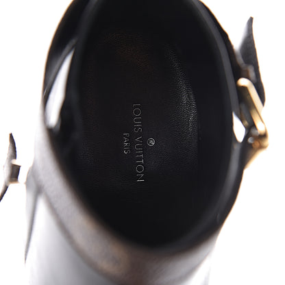 Louis Vuitton Calfskin Patent Monogram Matchmake Low Boots 38 9 of 9