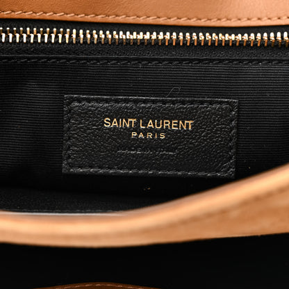 Saint Laurent Suede Monogram Medium Niki Chain Satchel Cinnamon 9 of 18