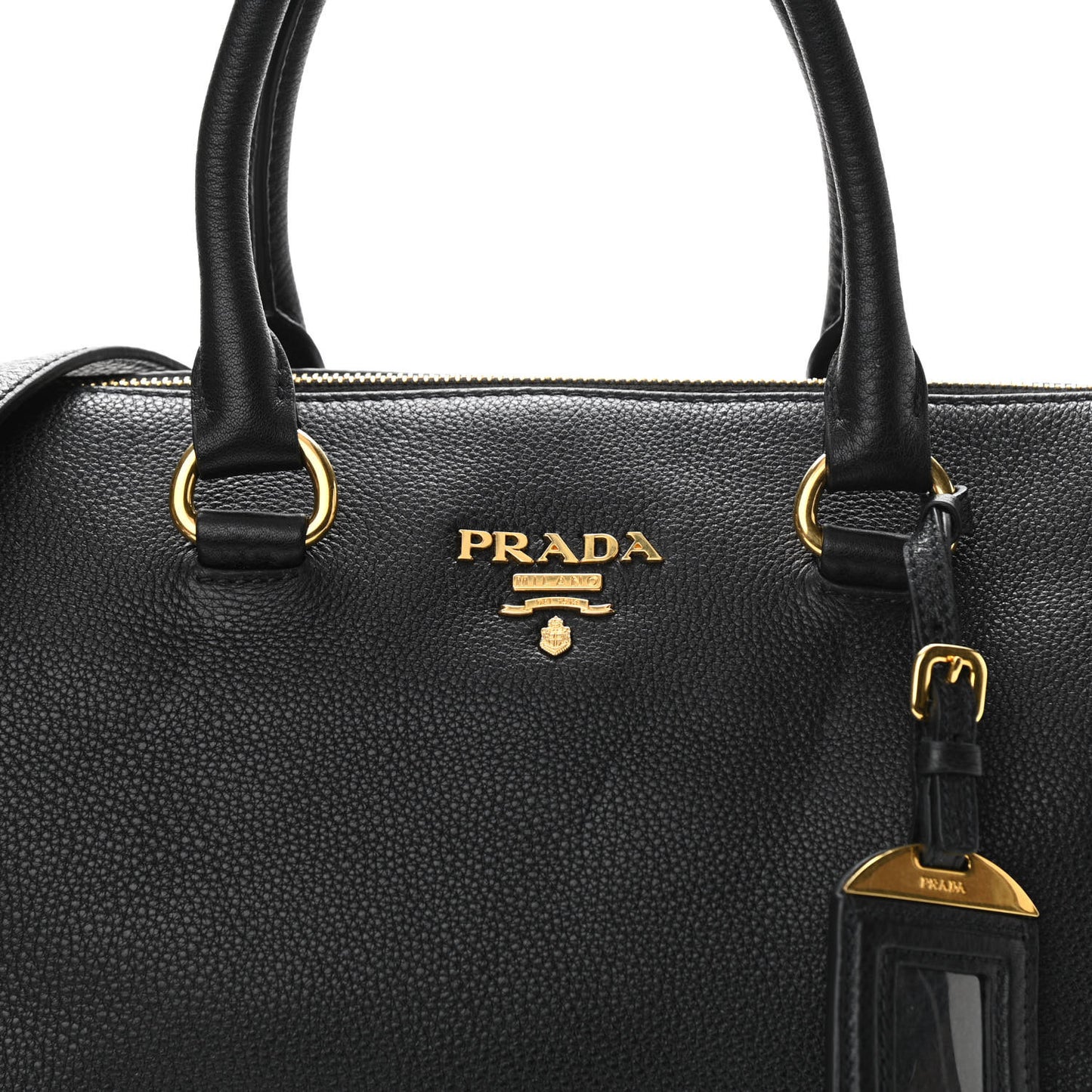 Vitello Daino Tote Black