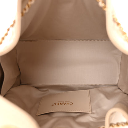 Chanel Caviar Quilted Small Chanel 25 Handbag Beige 5 of 10