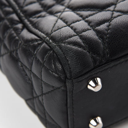 Christian Dior Lambskin Cannage Mini Lady Dior Black 10 of 14