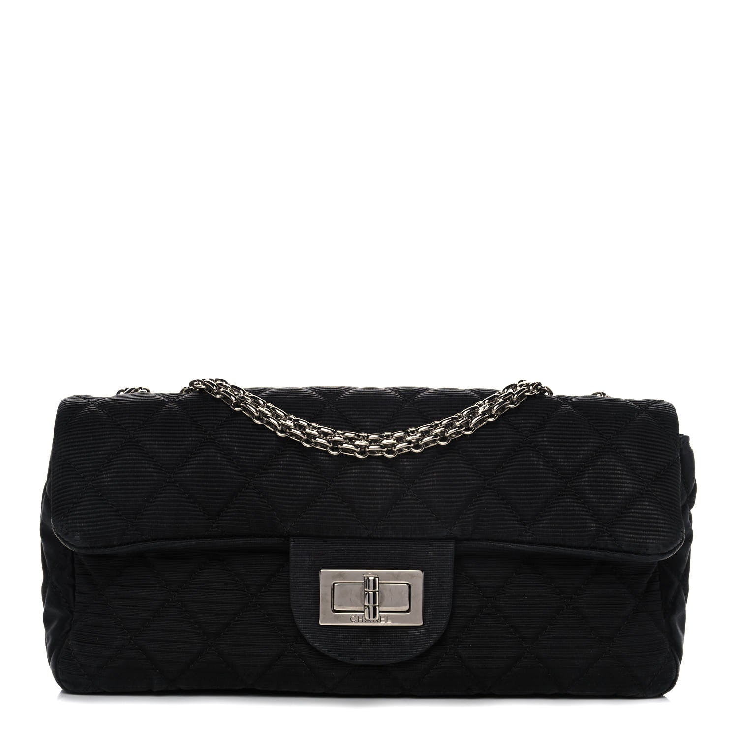 Chanel Fabric Mademoiselle East West Flap Black 1 of 11