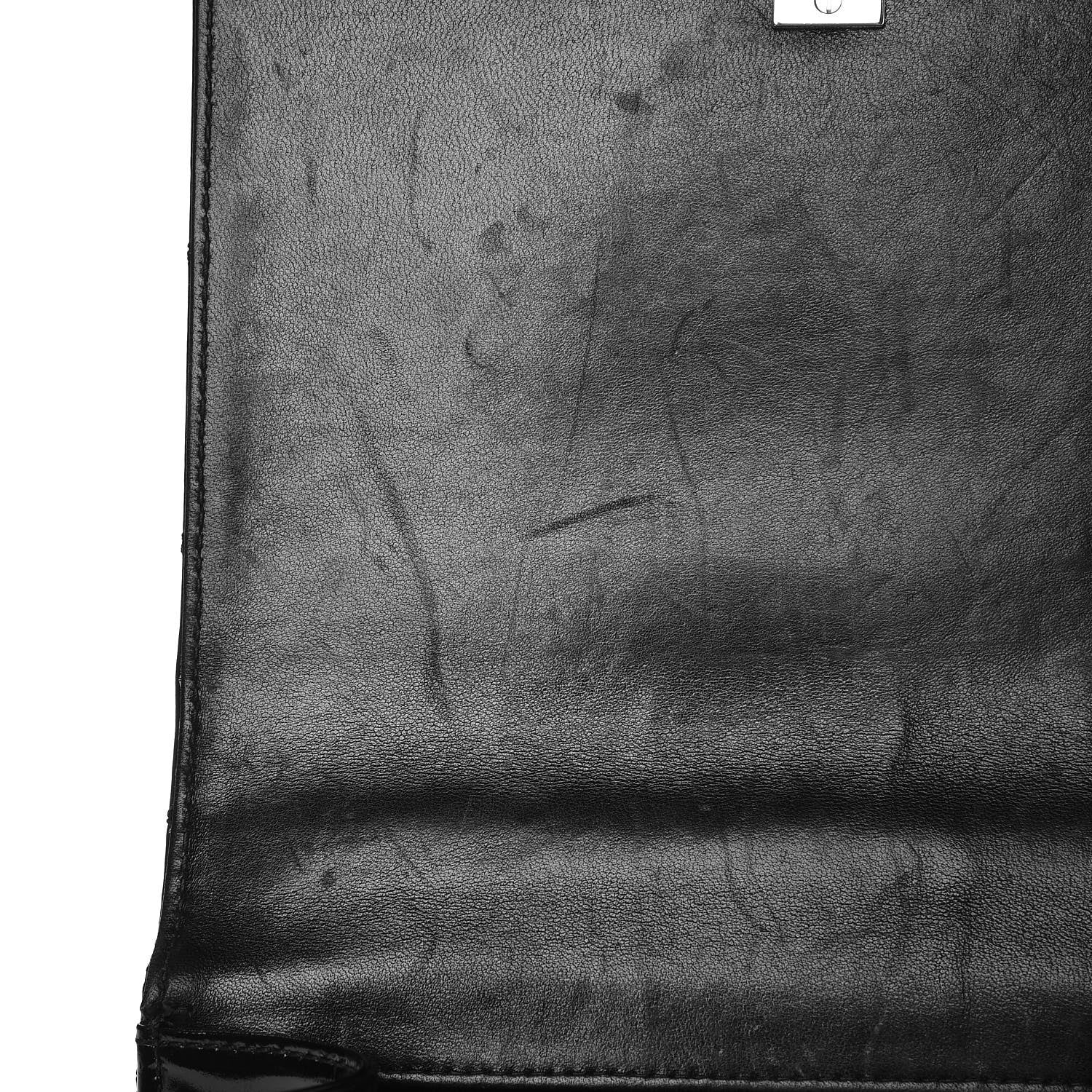 Chanel Patent Medium Kelly Flap Black 11 of 12