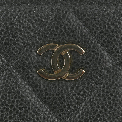 Chanel Caviar Quilted Cosmetic Case Black 10 of 10