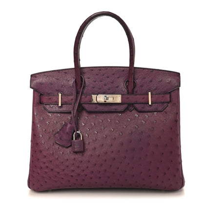 Hermes Ostrich Birkin 30 Violine 1 of 10