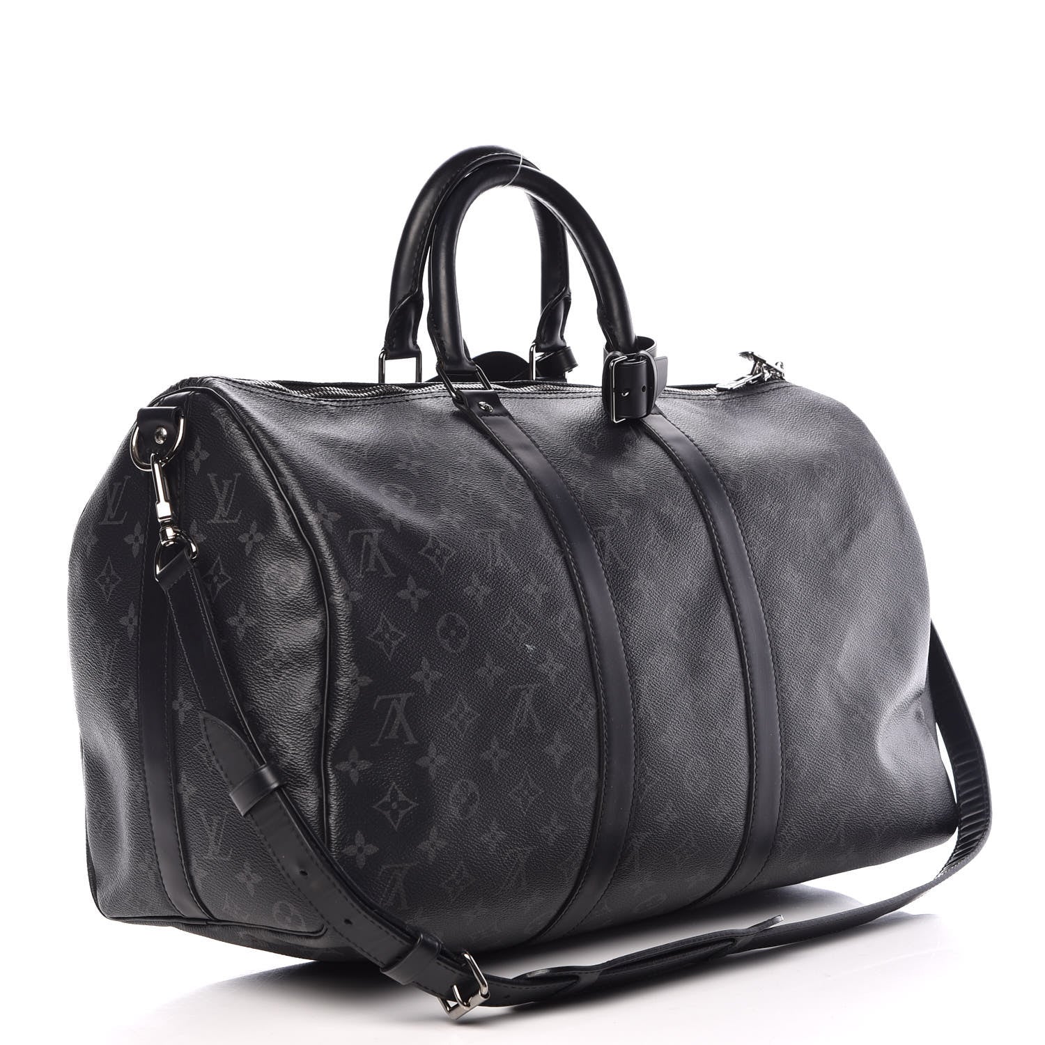 Louis Vuitton Monogram Eclipse Keepall Bandouliere 45 3 of 13