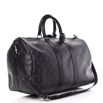 Louis Vuitton Monogram Eclipse Keepall Bandouliere 45 3 of 13