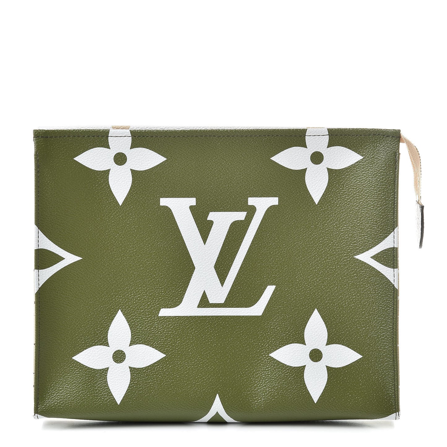 Monogram Giant Toiletry Pouch 26 Kaki