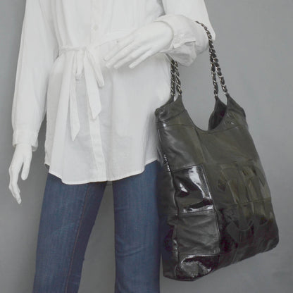 Chanel Patent Patchwork Brooklyn Large Tote 2 of 10