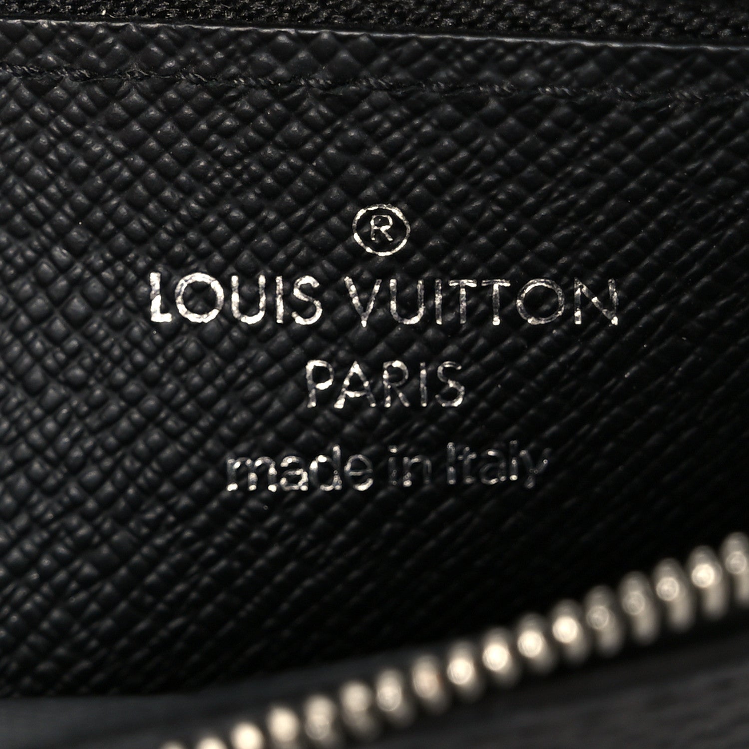 Louis Vuitton Monogram Eclipse Taiga Coin Card Holder 1802163