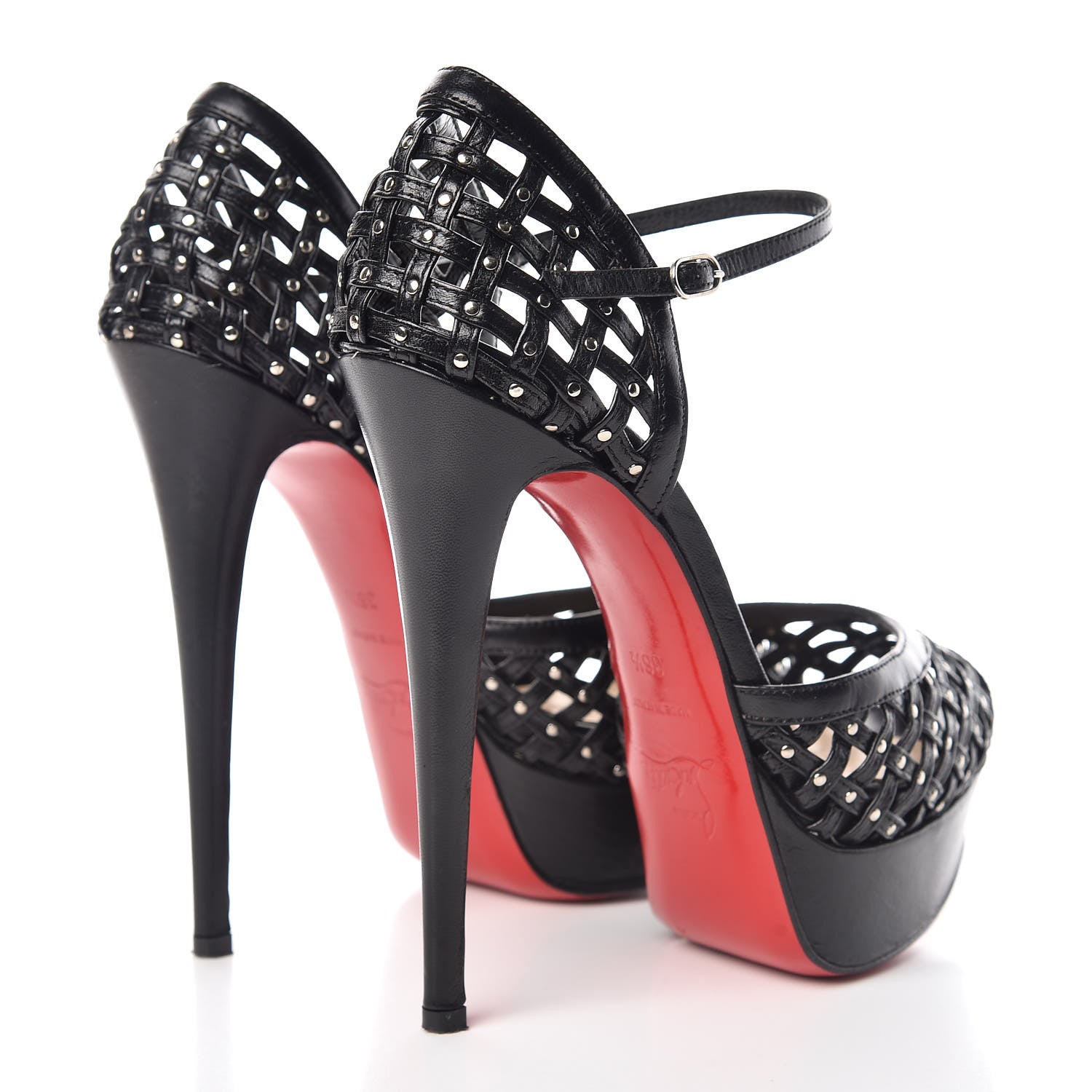 Christian Louboutin Kid Mrs 150 Pumps 36.5 Black 4 of 12