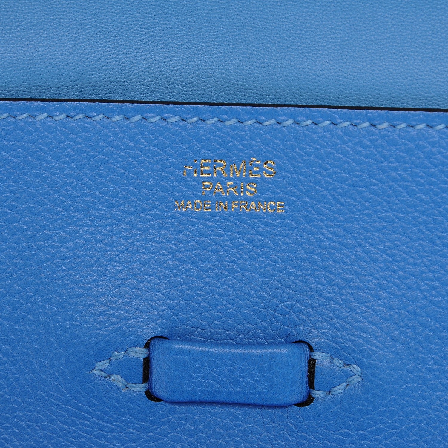 Hermes Evercolor Pliplat Clutch Bleu Paradis 5 of 7