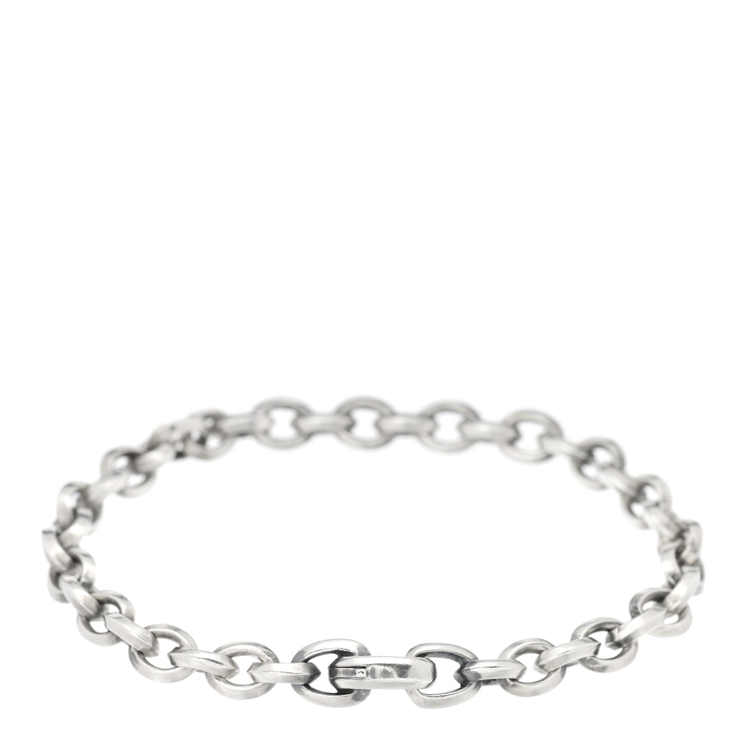 David Yurman Sterling Silver Knife Edge Link Bracelet 3 of 4