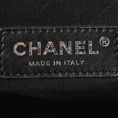 Chanel Tweed Trip Top Handle Flap Black 6 of 10